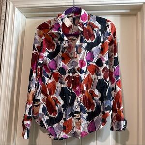 NWT Anthropologie Cloth & Stone Multicolor Floral Button Down Shirt